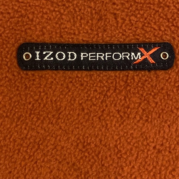 IZOD PerformX Performance Fleece Shell Vest Outerwear Gorpcore Bungee Toggle Zip - Picture 11 of 15